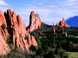 Rock Formations Extending into Valley, Garden of the Gods Park