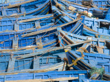Buy Blue Fishing Boats at Port at AllPosters.com