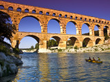 Canoeing Near Pont Du Gard