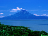 Lake Managua and Momotombo Volcano