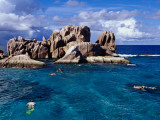 Buy Snorkellers Near Granite Outcrops at AllPosters.com