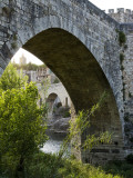 Buy Medieval Fortified Bridge over Fluvia River at AllPosters.com