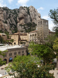 The Santa Maria De Montserrat, Benedictine Abbey on Montserrat Mountain