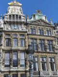 Buy Lamp Post before Ornate Facades of Historic Guildhalls on Grand Place at AllPosters.com