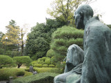 Philosopher Statue in Maruyama-Koen Photographic Print