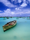 Buy Fishing Boats Anchored in Lagoon at AllPosters.com