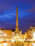 Fontana Del Quatro Fiumi (Fountain of Four Rivers) at Piazza Navona