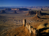 Aerial Overlook of Monument Valley