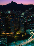 Buy View over Praca (Square) Juliano Sodre in Rio at Night at AllPosters.com