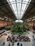 Tropical Garden and Cafe in Atocha Railway Station