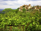 Village on Rocky Spur Overlooking the Bave Valley Photographic Print