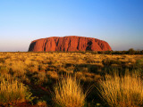 Buy Uluru (Ayers Rock) with Desert Vegetation at AllPosters.com