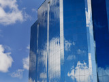 Clouds Reflected in Office Building
