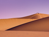 Hikers at Mesquite Flat Sand Dunes