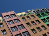 Colourful Apartment Facades on Zimmerstrasse, Mitte