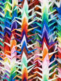 Colourful Paper Cranes at Fushimi Inari Shrine
