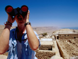 Buy Man with Binoculars at an Archeological Dig at AllPosters.com