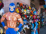 Mexican Wrestling Masks for Sale on South Vanness Avenue and 24th Street