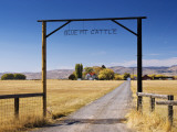 Gate at Ranch in Sunset Valley at Frenchglen Highway Near Burns