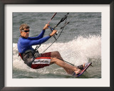 Democratic Presidential Candidate Sen. John Kerry, D-Mass., Kite Surfs