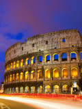 Colosseum and Traffic on Via Del Fori Imperiali