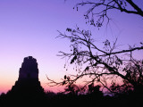 Buy Sunrise Silhouetting the 44M High Temple I of the Great Plaza at the Temple of the Grand Jaguar at AllPosters.com