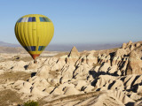 Balloon Ride over Lunar Landscape
