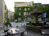 Place De La Fontaine in the Hilltop Village of Saignon