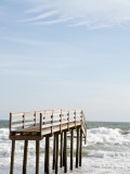 Buy Boardwalk Which Used to Cross over a Sand Dune Which No Longer Exists Due to Hurricane Ida at AllPosters.com