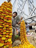 Strung Marigolds for Sale