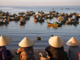 Buy People Watching the Fishing Boats in the Water at AllPosters.com