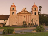 Mission Santa Barbara at Sunrise
