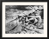 Buy A South African Miner Drives a Drill into Veins of Gold Ore on the South African Rand at AllPosters.com