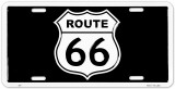 Route 66 Blk Shield