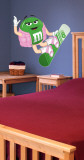 Buy Green M&M Snowboarder at AllPosters.com