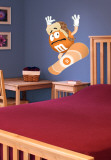 Buy Orange M&M Snowboarder at AllPosters.com