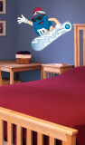 Buy Blue M&M Snowboarder at AllPosters.com