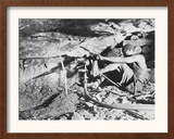Buy A South African Miner Drives a Drill into Veins of Gold Ore on the South African Rand at AllPosters.com