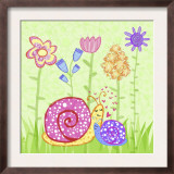 Snail Family in Garden