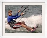 Democratic Presidential Candidate Sen. John Kerry, D-Mass., Kite Surfs