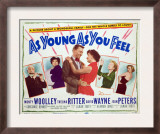 As Young as You Feel, Monty Woolley, Thelma Ritter, David Wayne, Jean Peters, Marilyn Monroe, 1951