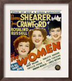The Women, Joan Crawford, Norma Shearer, Rosalind Russell on Window Card, 1939