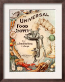 Food Choppers Mincers the Universal Cooking Appliances Gadgets, USA, 1890