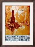 World War I American War Bonds Poster by Joseph Pennell, 1918