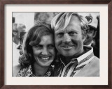 Golf Pro Jack Nicklaus, with Wife Barbara, at the Augusta National Golf Club, Georgia, April 1972
