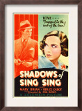 Shadows of Sing Sing, Bruce Cabot, Mary Brian on Midget Window Card, 1933