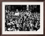 New Yorkers Celebrating VJ Day and End to World War II, Times Square, August 1945