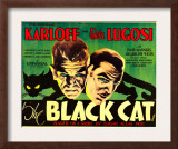 The Black Cat, Boris Karloff, Bela Lugosi, 1934