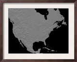 Stereoscopic View of North America