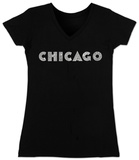 Buy Juniors: V-Neck- Chicago Neighborhoods at AllPosters.com